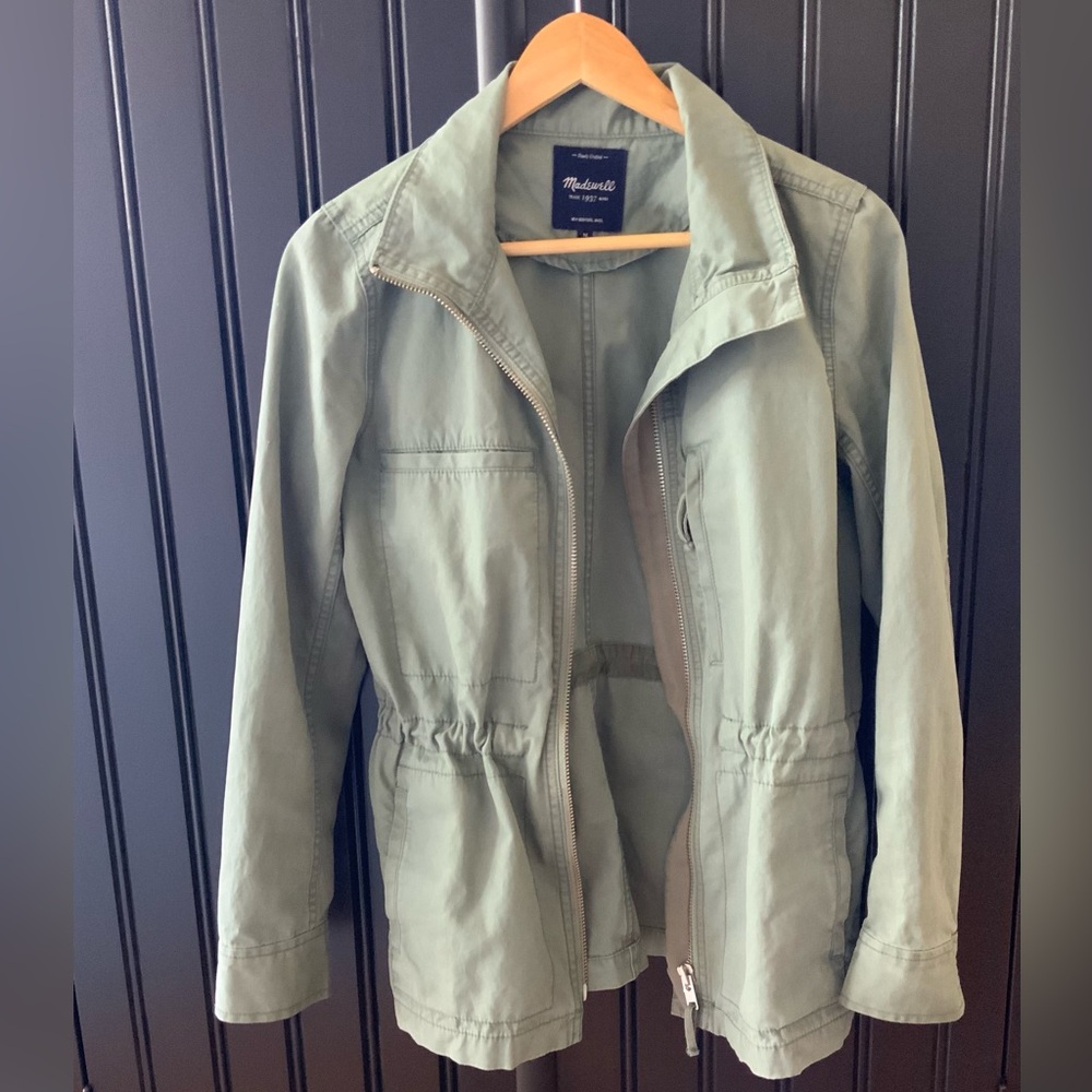 Madewell Women's Olive Utility Jacket Size Medium
